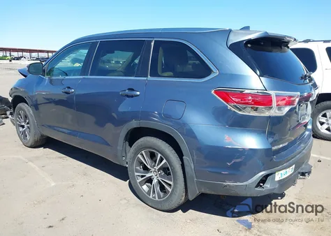 2016 Toyota Highlander Xle V6 z USA, uszkodzony, nr VIN 5TDJKRFH2GS288904